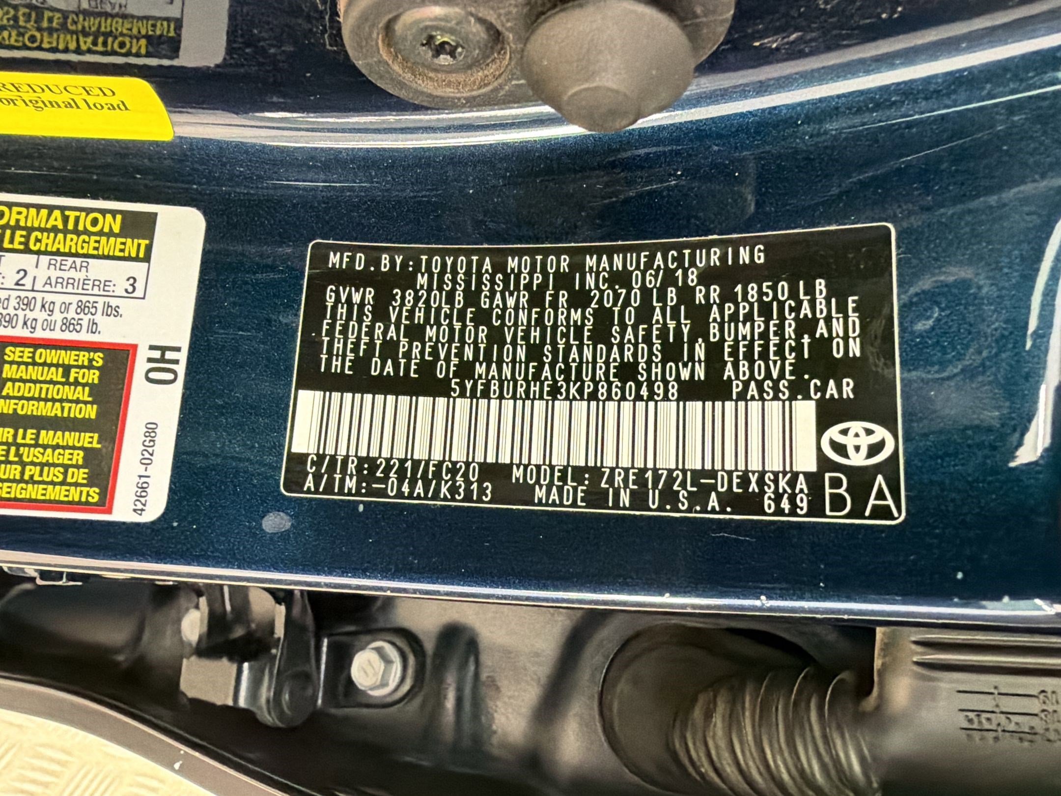 Used 2019 Toyota Corolla SE FWD image 19