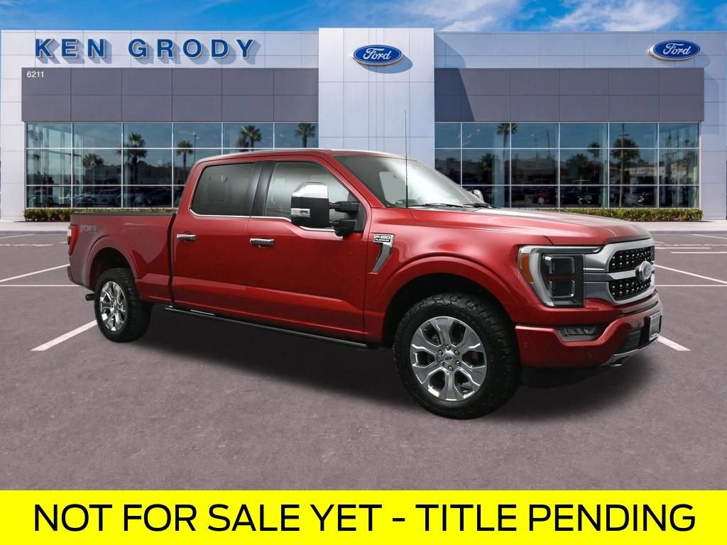 Certified 2022 Ford F150 Platinum w/ Equipment Group 701A High AWD/4WD 360° Tour