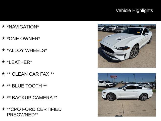 Certified 2022 Ford Mustang Premium w/ Equipment Group 201A RWD image 4