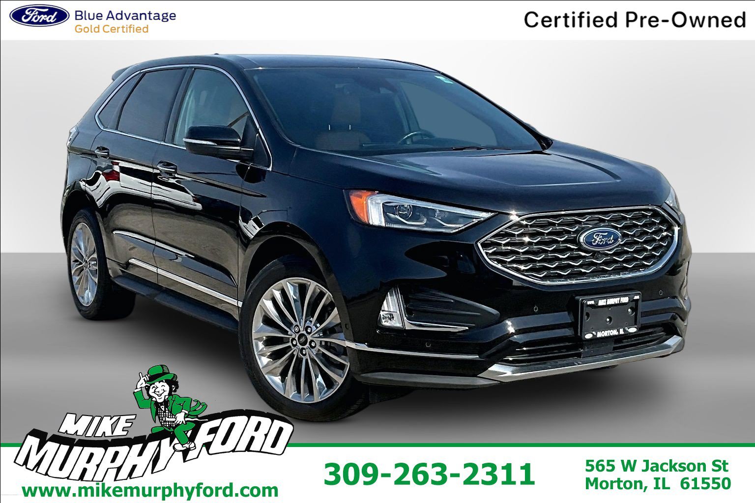 Certified 2024 Ford Edge Titanium w/ Titanium Elite Package AWD/4WD image 1