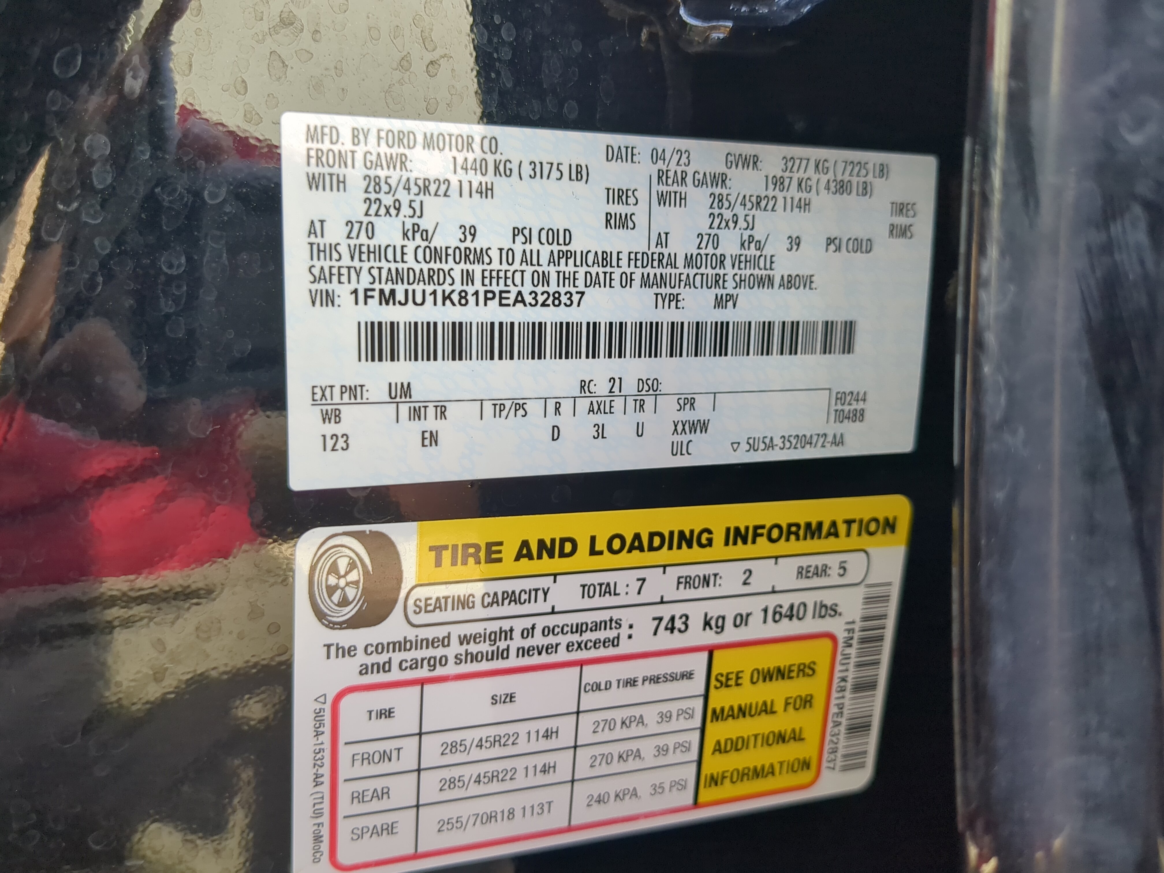 Certified 2023 Ford Expedition Limited RWD image 29