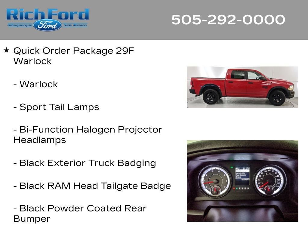 Used 2024 RAM 1500 Classic Warlock AWD/4WD image 12