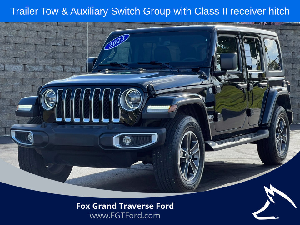 Used 2023 Jeep Wrangler Unlimited Sahara w/ LED Lighting Group