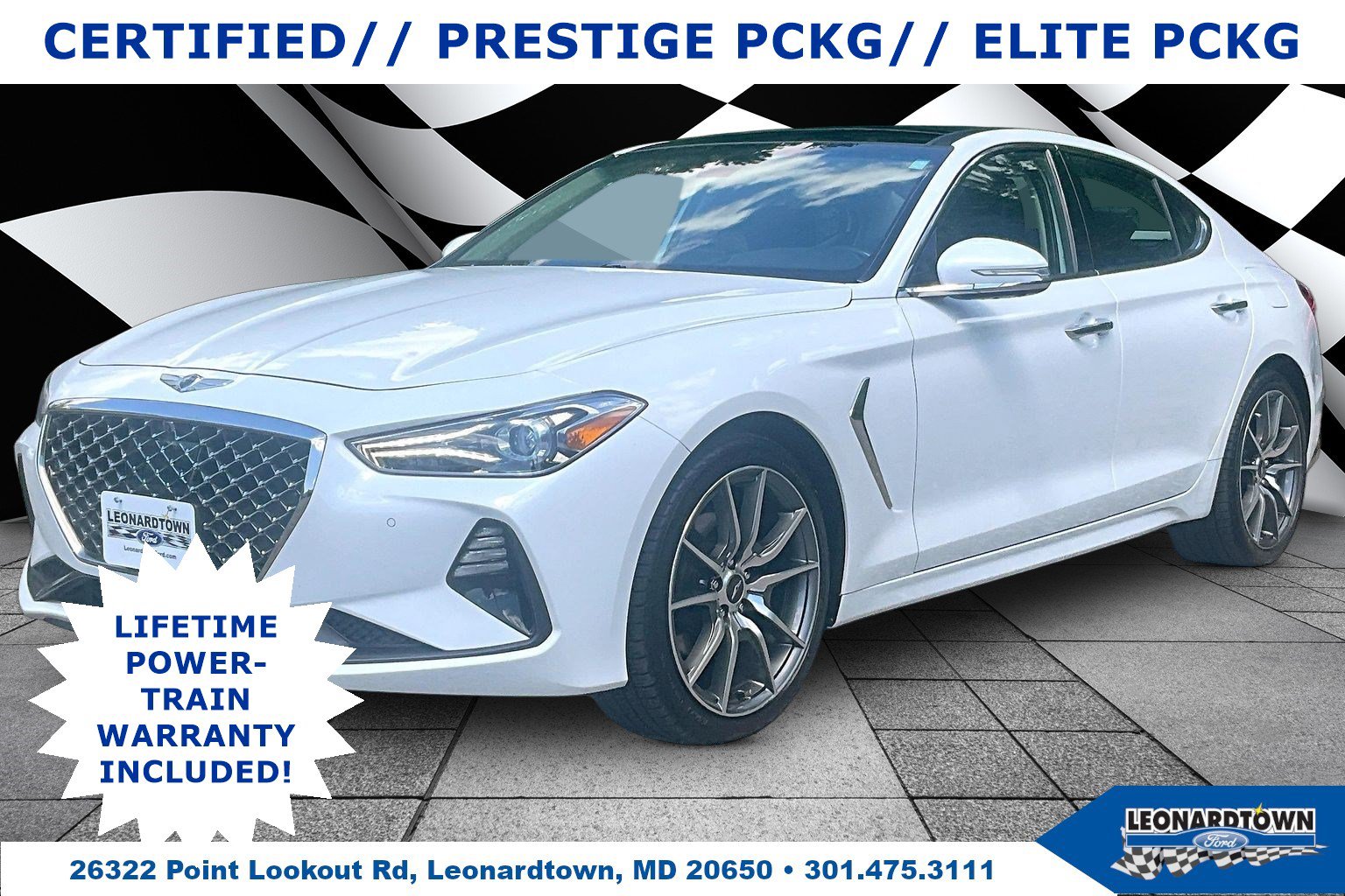Used 2021 Genesis G70 2.0T w/ Prestige Package AWD/4WD image 1