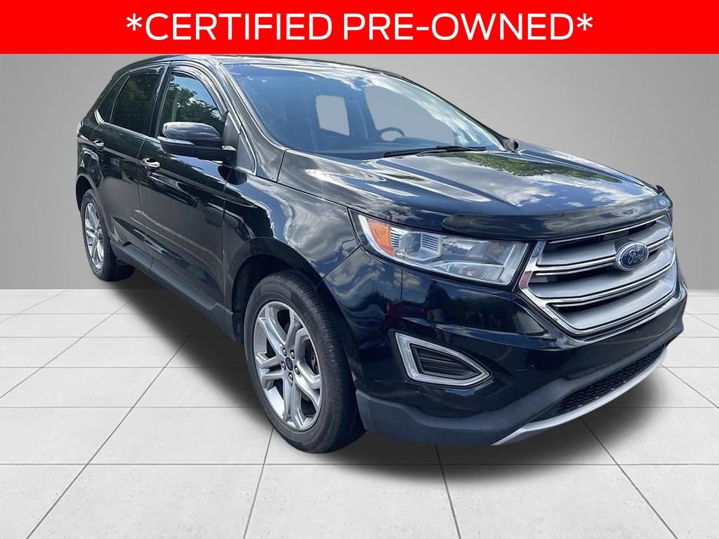 Certified 2018 Ford Edge Titanium w/ Equipment Group 301A AWD/4WD image 2