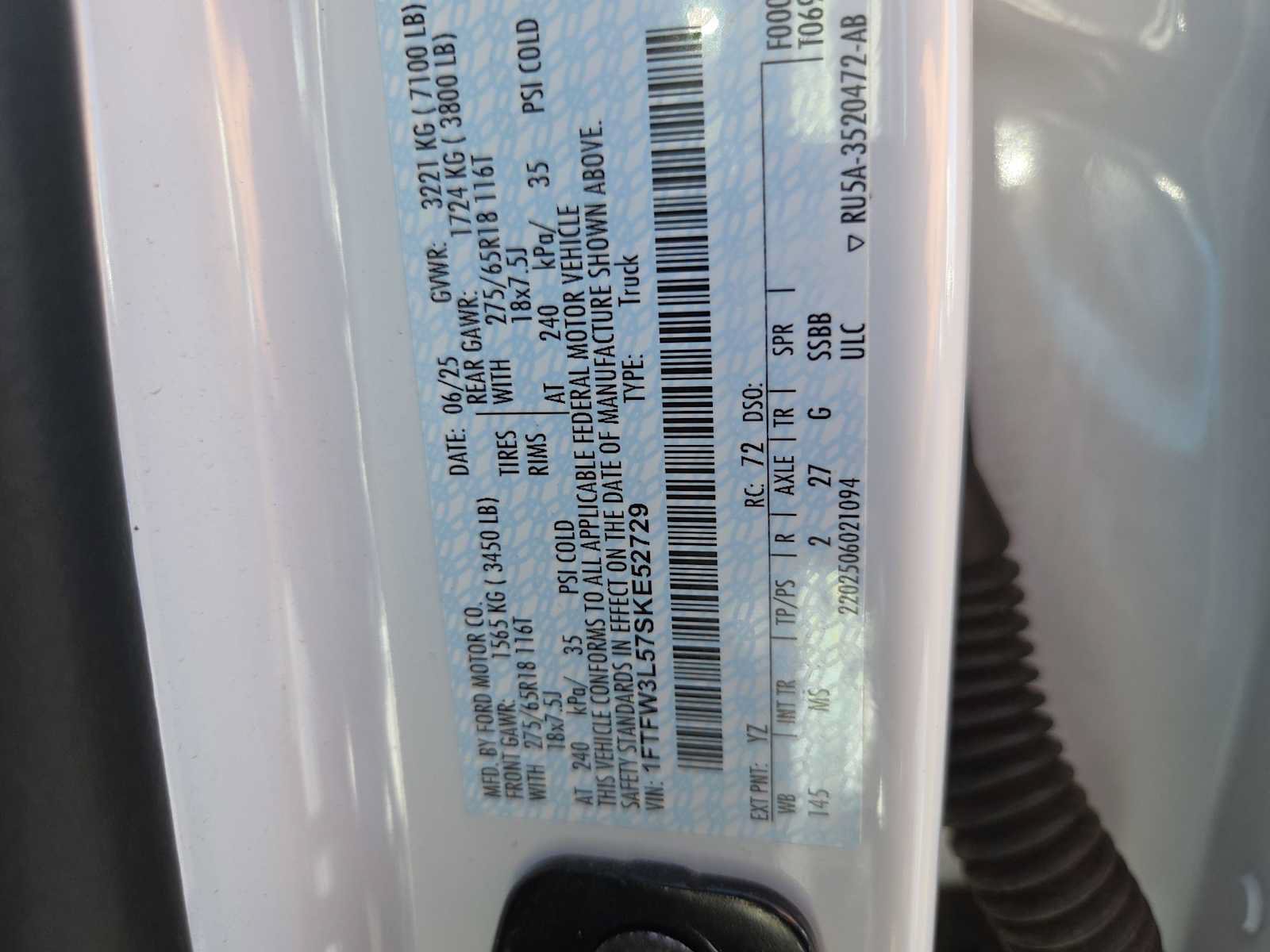 Certified 2025 Ford F150 XLT w/ Equipment Group 301A Standard AWD/4WD image 29