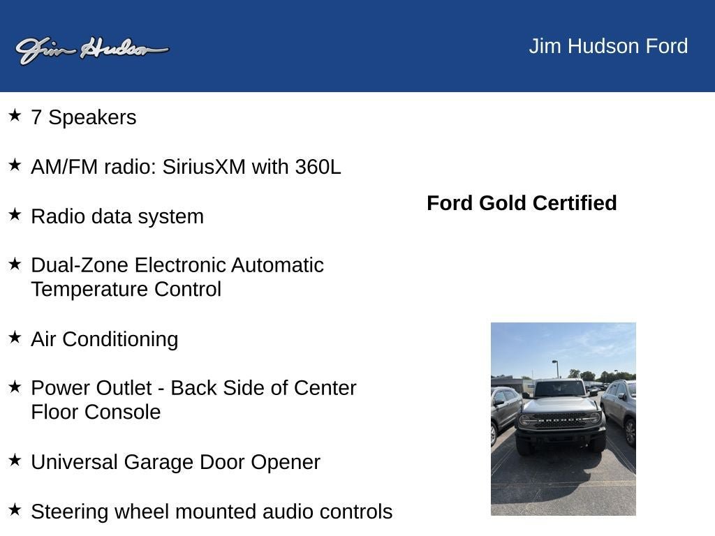 Certified 2024 Ford Bronco Badlands AWD/4WD image 13