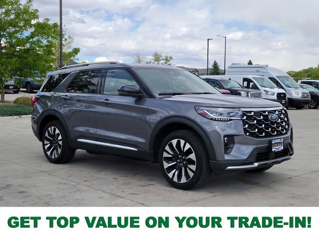 Certified 2025 Ford Explorer Platinum w/ LUX Leather Package