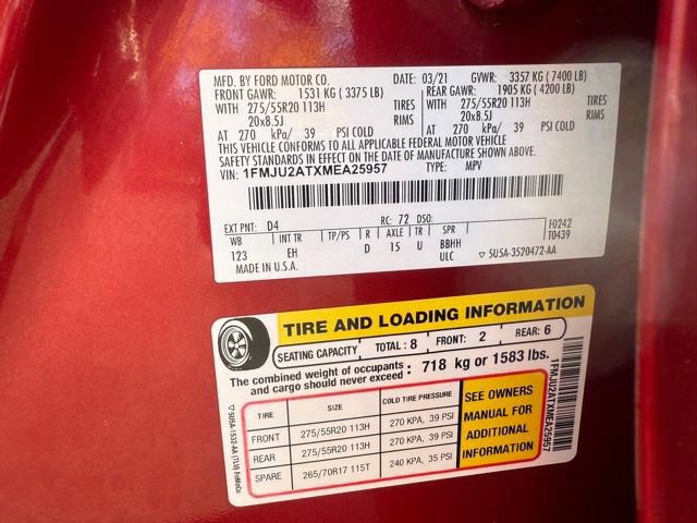 Certified 2021 Ford Expedition Limited image 35