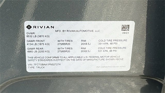 Used 2023 Rivian R1T Adventure image 32