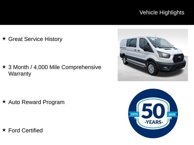 Certified 2025 Ford Transit 250 Low Roof w/ Exterior Upgrade Package RWD image 7