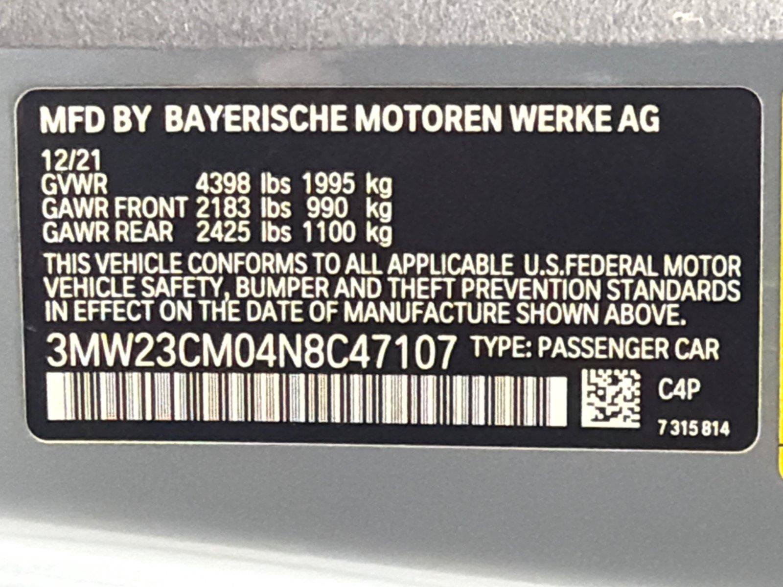 Used 2022 BMW 230i Coupe w/ M Sport Package RWD image 27