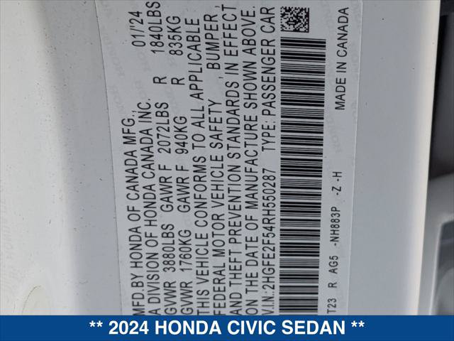 Used 2024 Honda Civic Sport image 24