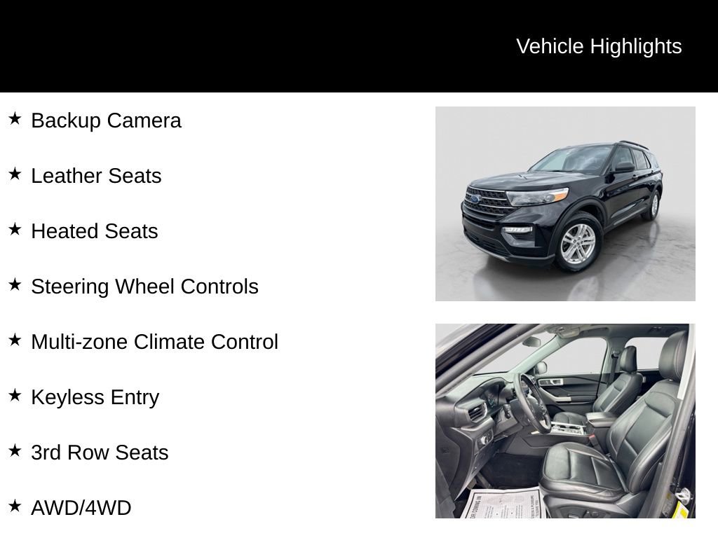 Certified 2021 Ford Explorer XLT w/ Equipment Group 202A AWD/4WD image 11