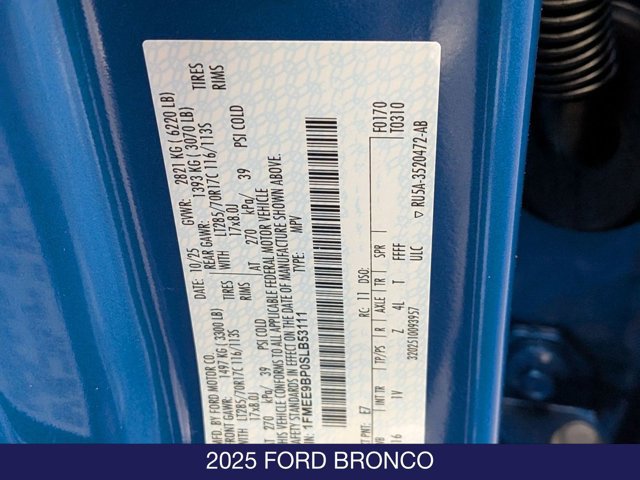 Certified 2025 Ford Bronco Badlands AWD/4WD image 28