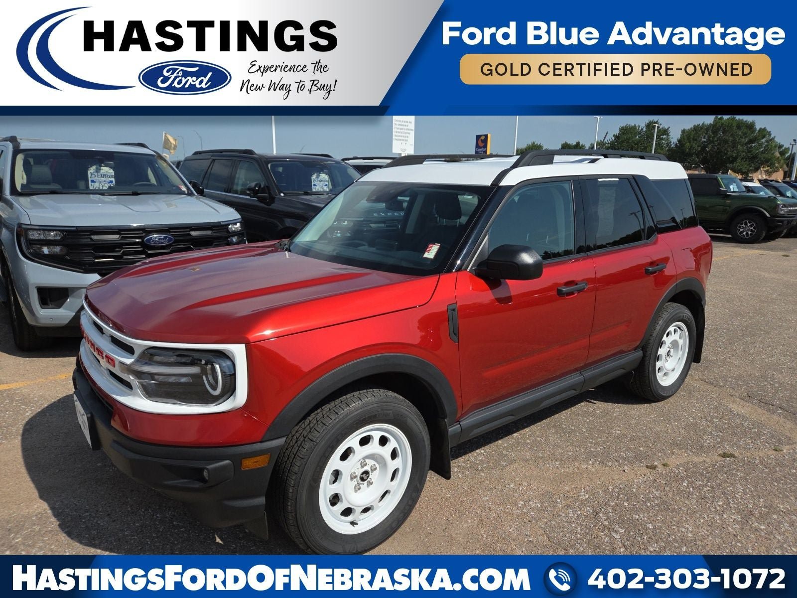 Certified 2024 Ford Bronco Sport Heritage w/ Heritage Convenience Package AWD/4WD image 1