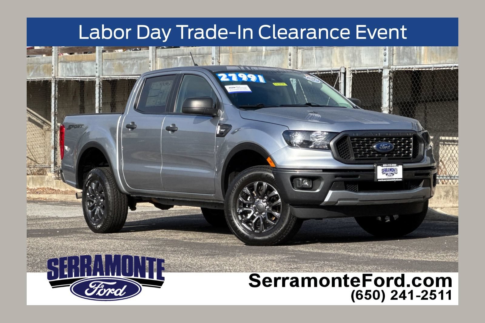 Certified 2023 Ford Ranger XLT w/ Equipment Group 301A Mid RWD image 1