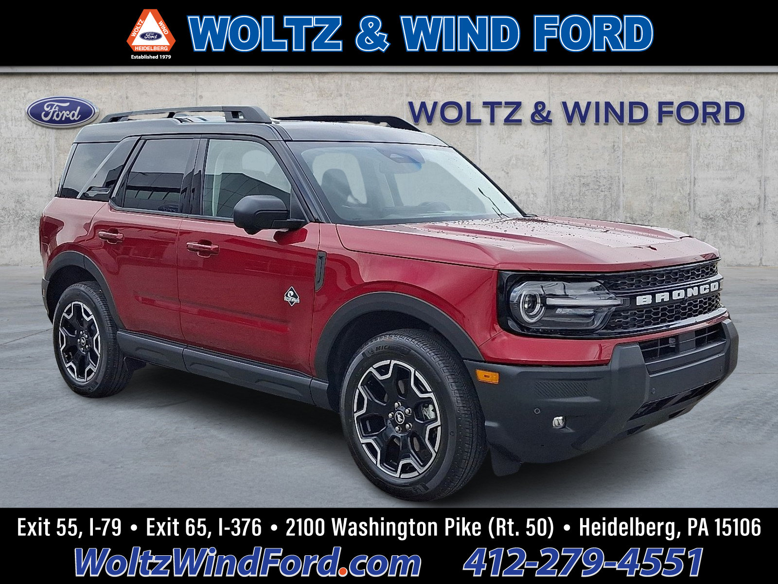 Certified 2025 Ford Bronco Sport Outer Banks w/ Outer Banks Tech Package+ AWD/4WD image 1