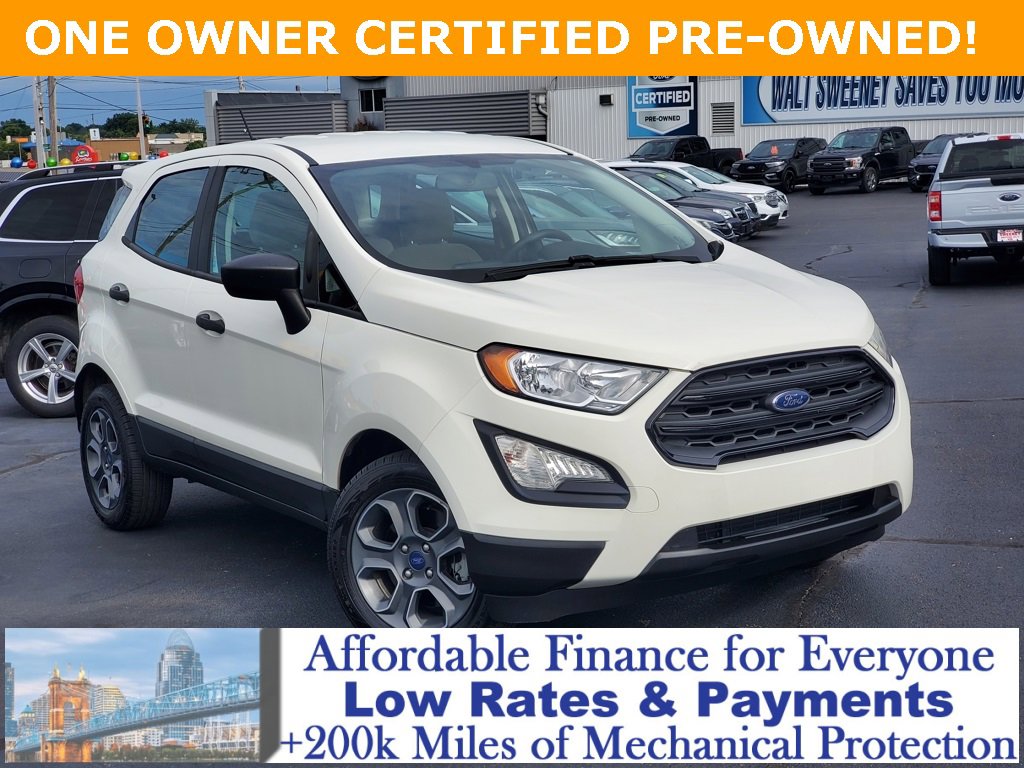 Certified 2020 Ford EcoSport S