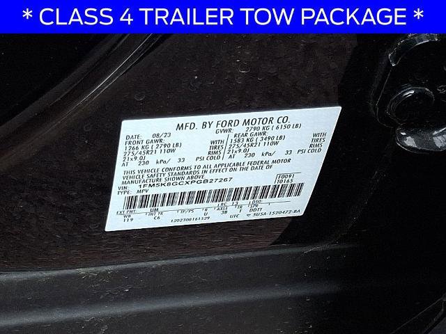 Certified 2023 Ford Explorer ST w/ Equipment Group 401A image 28