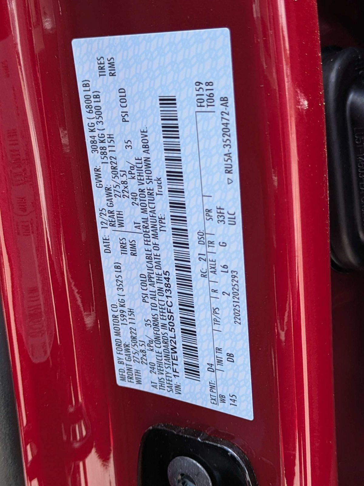 Certified 2025 Ford F150 STX w/ LOBO Package AWD/4WD image 16