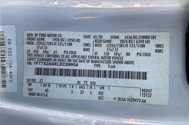 Certified 2020 Ford F250 XL w/ Power Equipment Group image 33