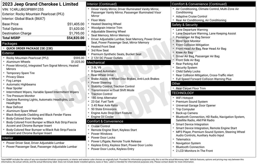 Used 2023 Jeep Grand Cherokee L Limited RWD image 5
