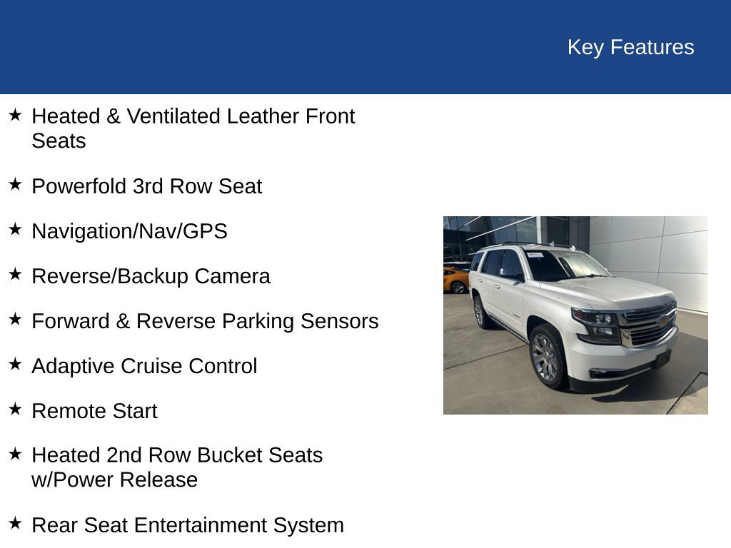 Used 2020 Chevrolet Tahoe Premier w/ Premier Plus Edition AWD/4WD image 36