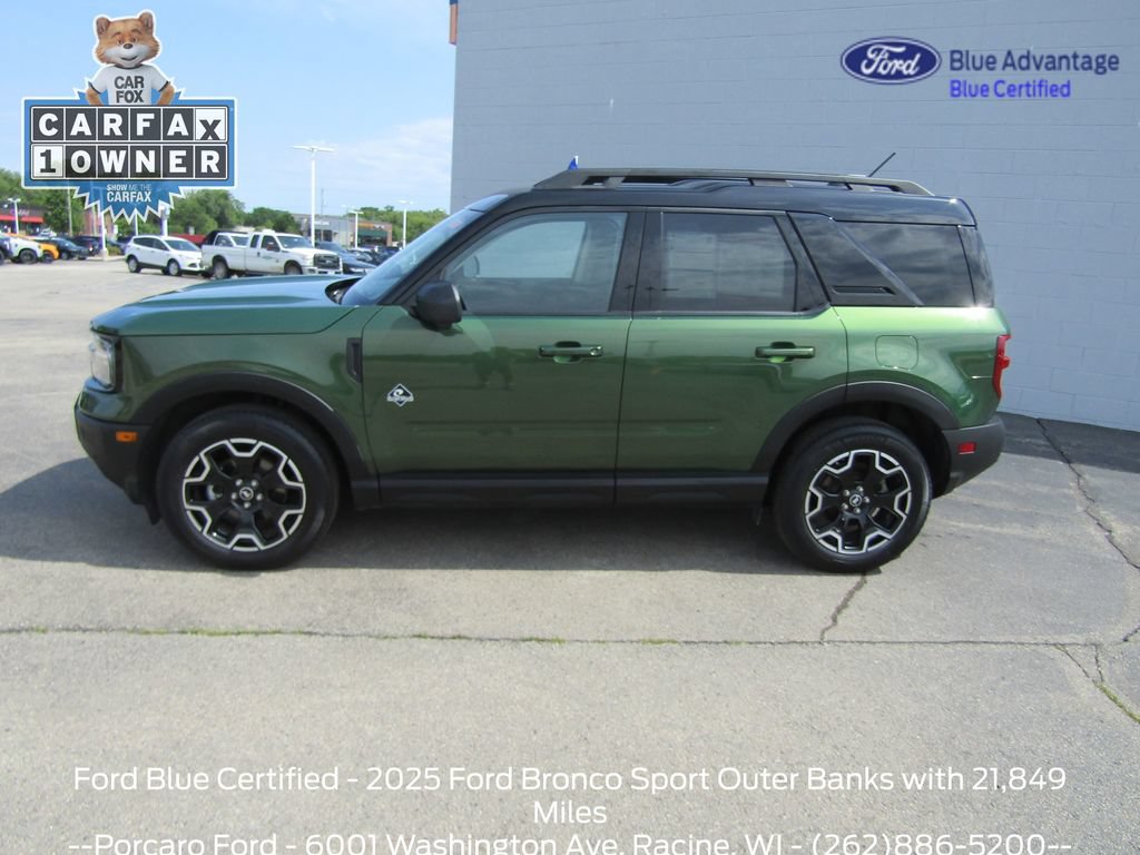 Certified 2025 Ford Bronco Sport Outer Banks w/ Outer Banks Tech Package+ AWD/4WD image 2
