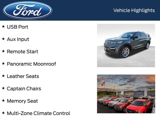 Certified 2022 Ford Explorer Platinum w/ Technology Package image 13
