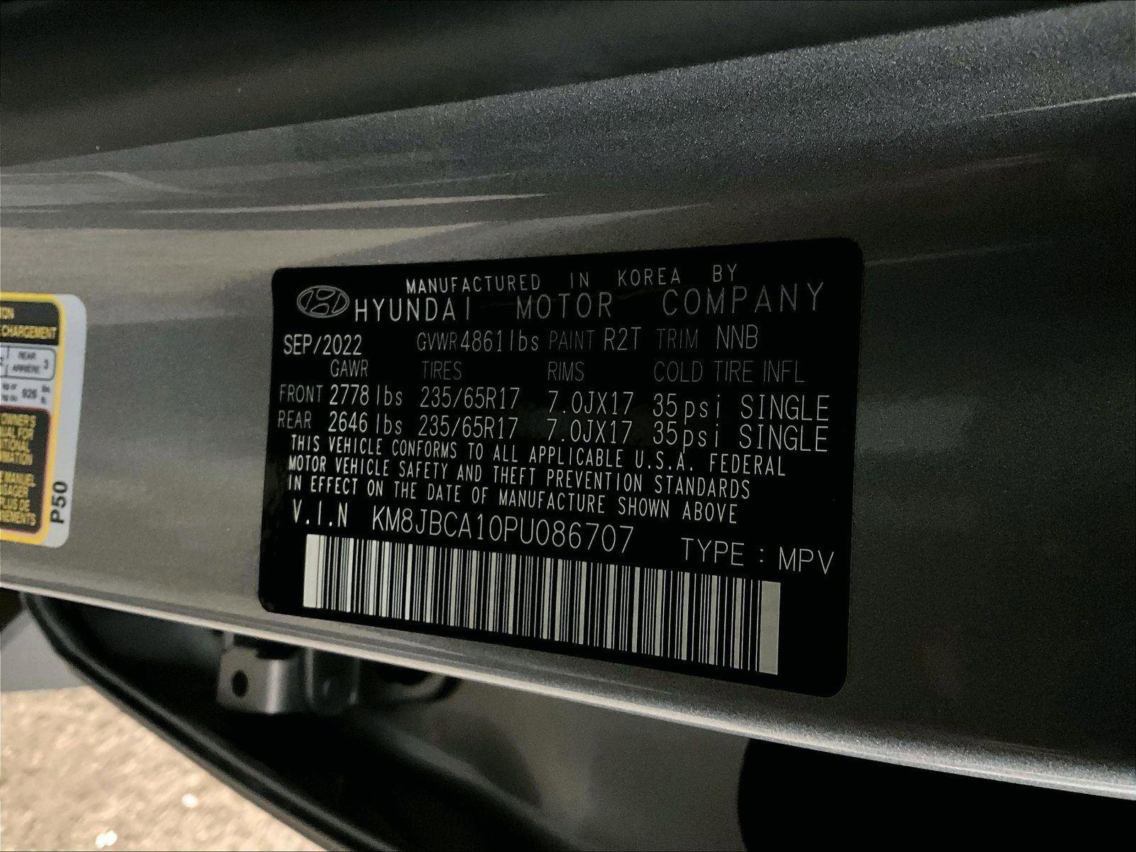 Used 2023 Hyundai Tucson Blue w/ Cargo Package image 32