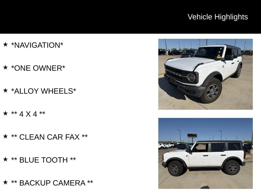 Certified 2025 Ford Bronco Big Bend AWD/4WD image 4
