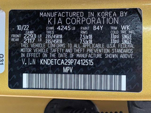 Used 2023 Kia Seltos SX w/ SX Sunroof Package AWD/4WD image 33