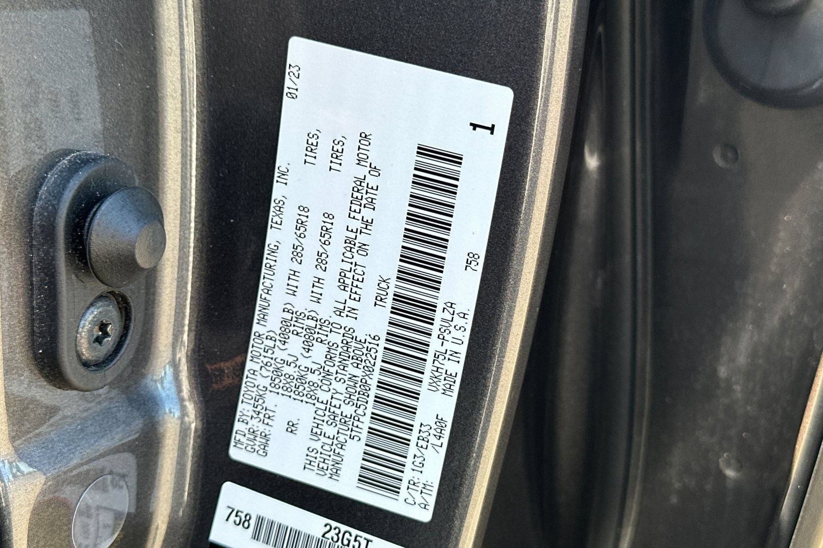 Used 2023 Toyota Tundra TRD Pro AWD/4WD image 58