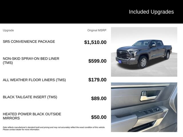 Used 2024 Toyota Tundra SR5 w/ SR5 Convenience Package AWD/4WD image 5