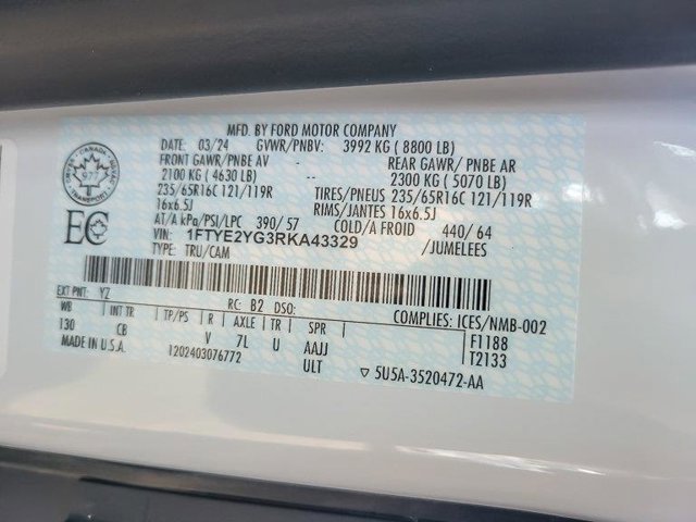 Certified 2024 Ford Transit 150 Low Roof AWD image 30
