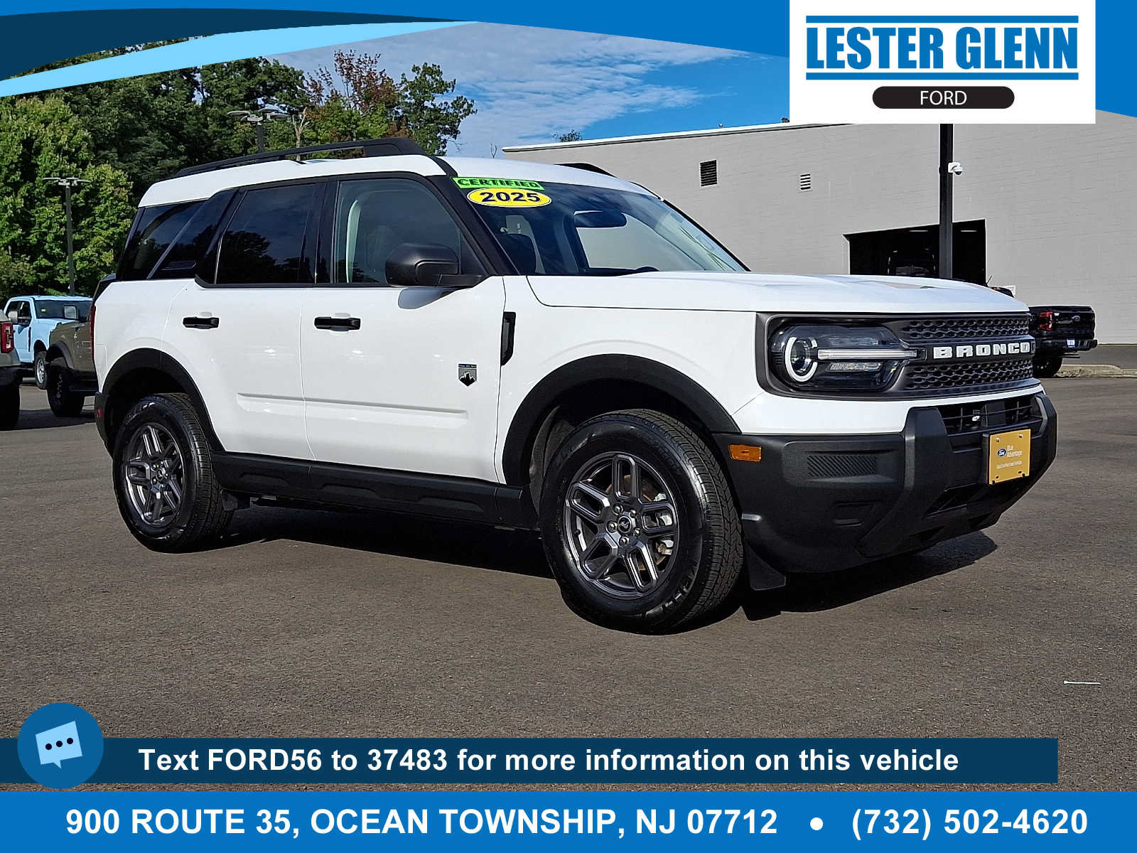 Certified 2025 Ford Bronco Sport Big Bend