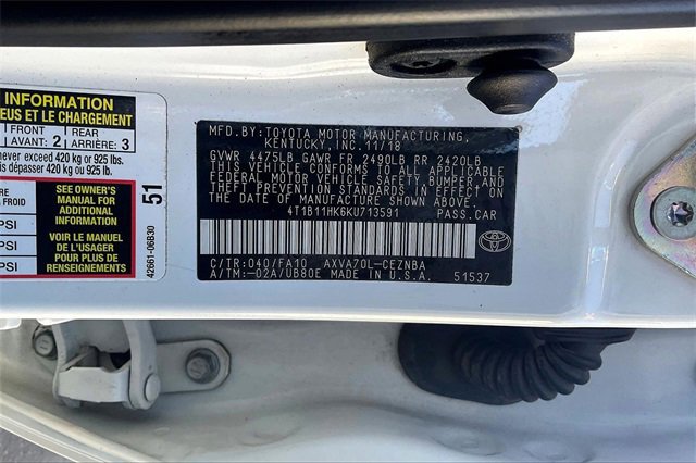 Used 2019 Toyota Camry LE image 35