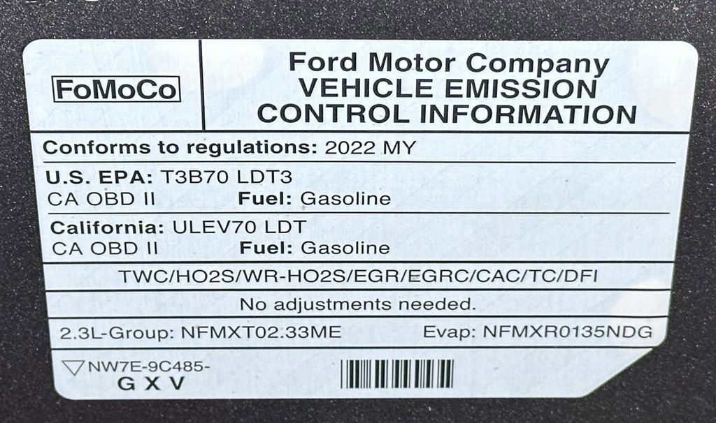 Certified 2022 Ford Ranger XL w/ Equipment Group 101A High image 53