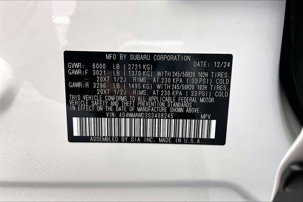 Used 2025 Subaru Ascent Bronze Edition w/ Popular Package #2 image 36