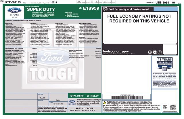 Certified 2020 Ford F250 Platinum image 41