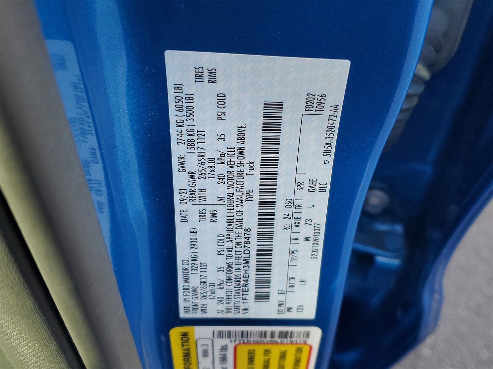 Certified 2021 Ford Ranger XLT w/ Equipment Group 301A Mid image 28