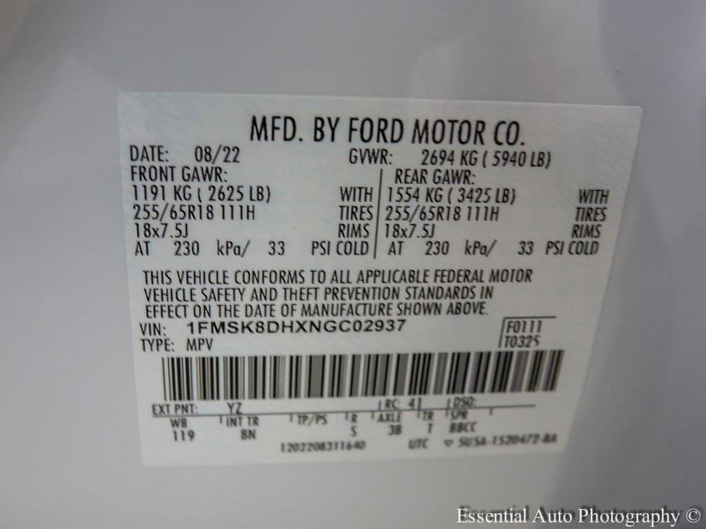 Certified 2022 Ford Explorer XLT image 28