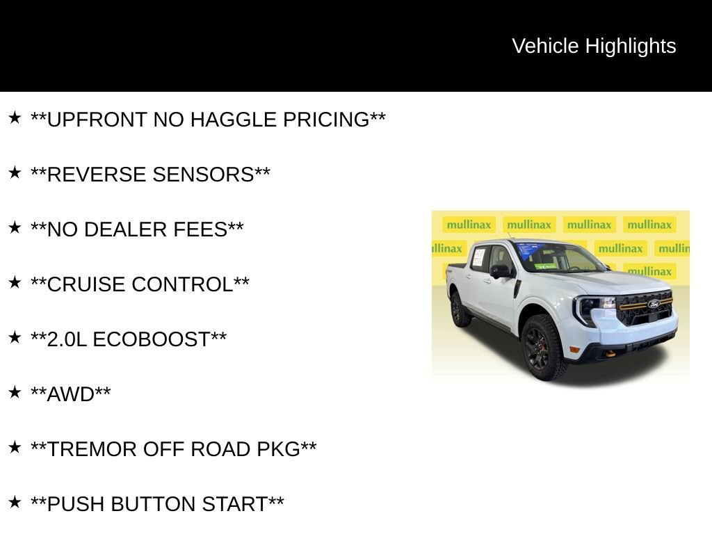 Certified 2025 Ford Maverick Tremor AWD/4WD image 12