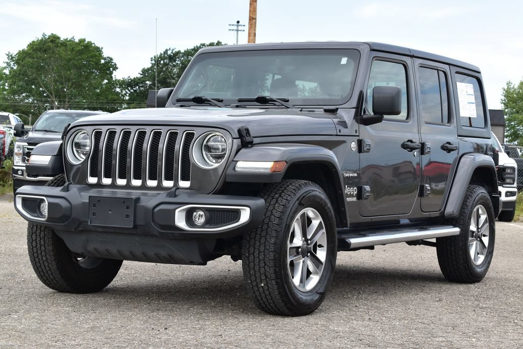 Used 2022 Jeep Wrangler Unlimited Sahara w/ LED Lighting Group AWD/4WD image 1