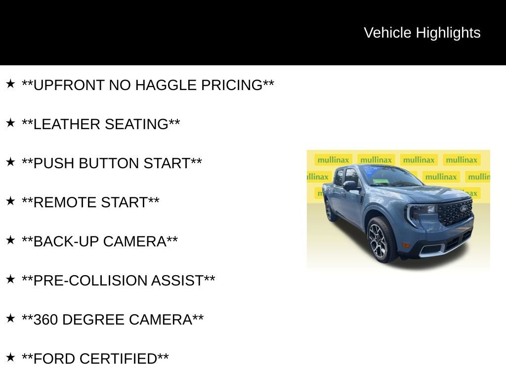 Certified 2025 Ford Maverick Lariat w/ 4K Tow Package AWD/4WD image 6