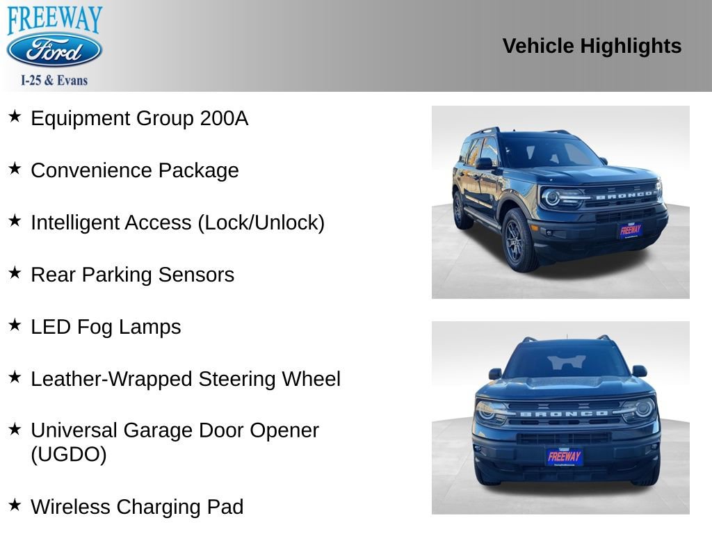 Certified 2023 Ford Bronco Sport Big Bend w/ Convenience Package image 4