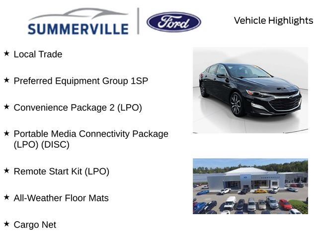 Used 2020 Chevrolet Malibu RS w/ LPO, Convenience Package 2 FWD video 2