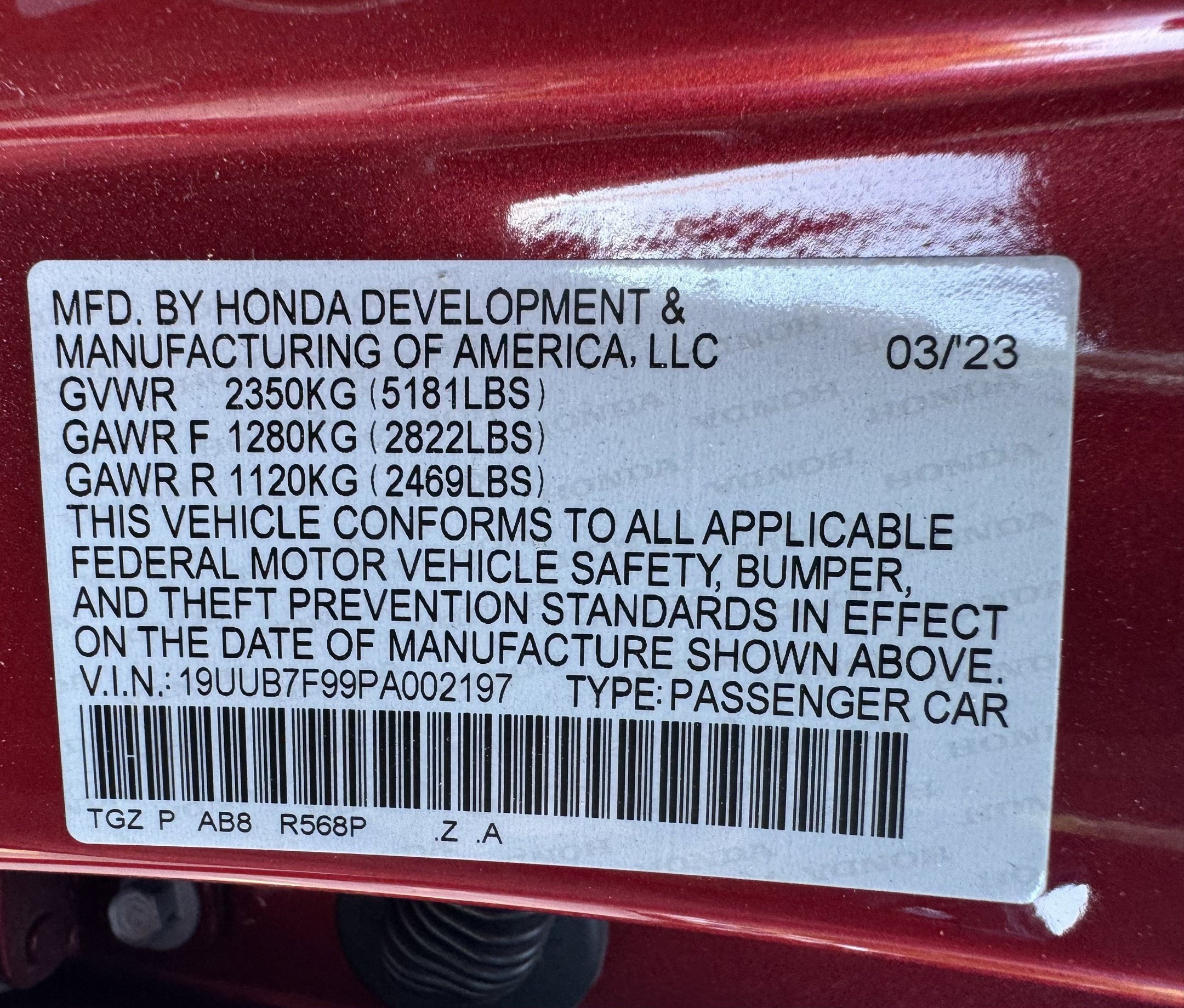 Used 2023 Acura TLX Type S AWD/4WD image 39