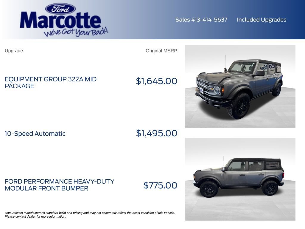 Certified 2024 Ford Bronco Black Diamond AWD/4WD image 4